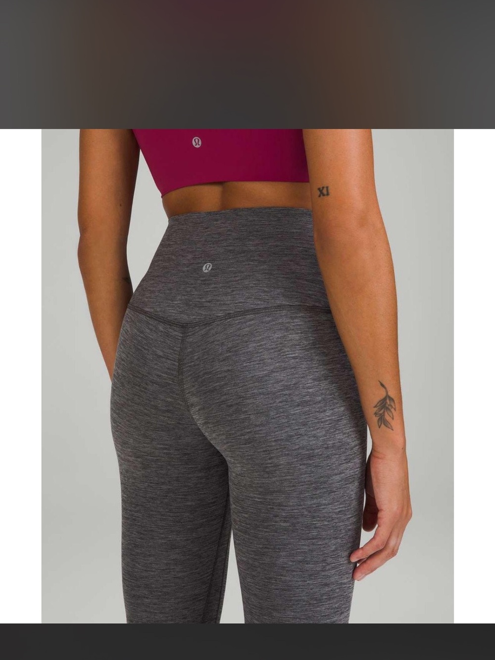 lululemon athletica High-Rise Gray Seamless Leggings